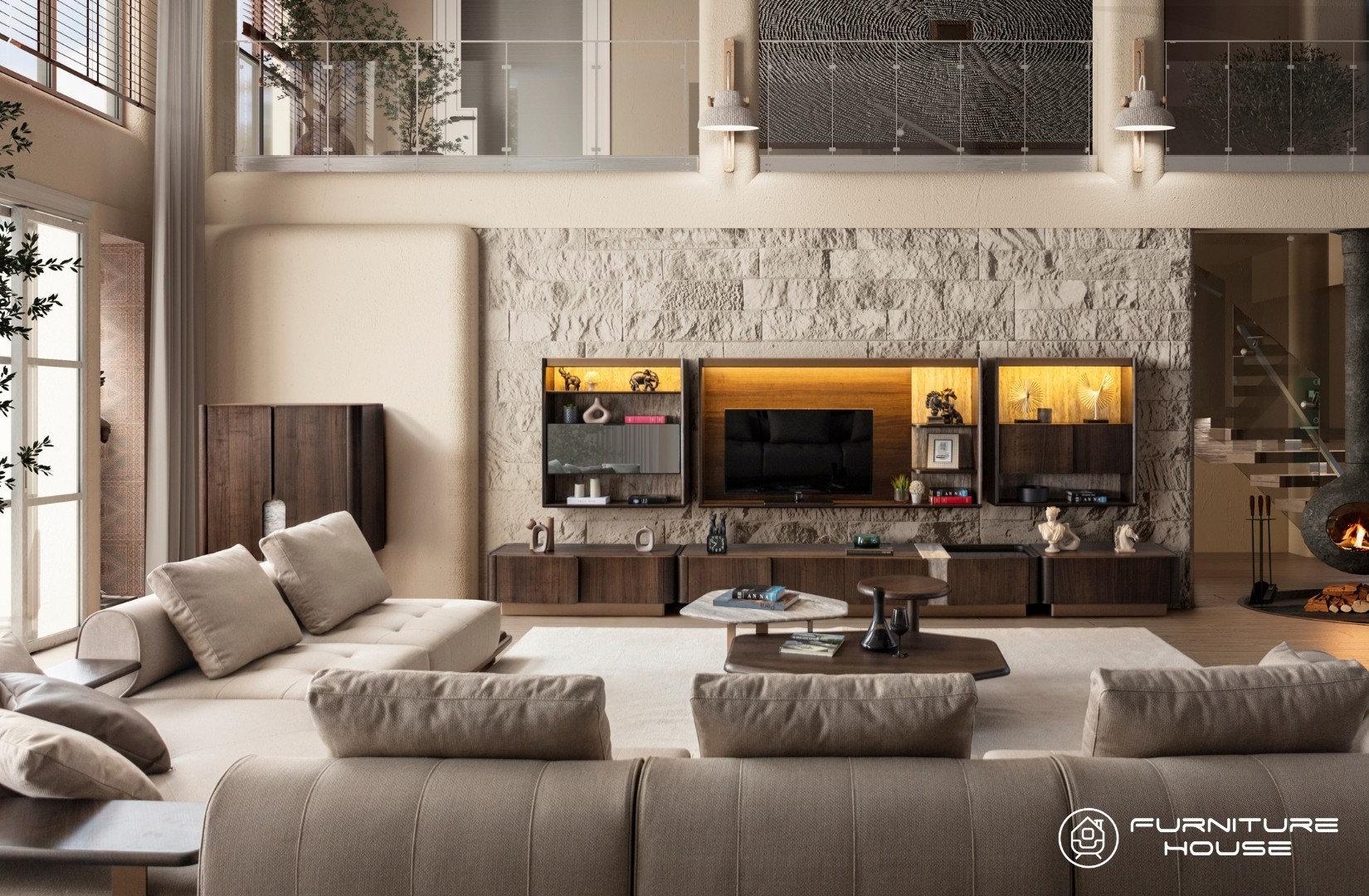 ARTE Modern Corner Sofa Set - Image 2