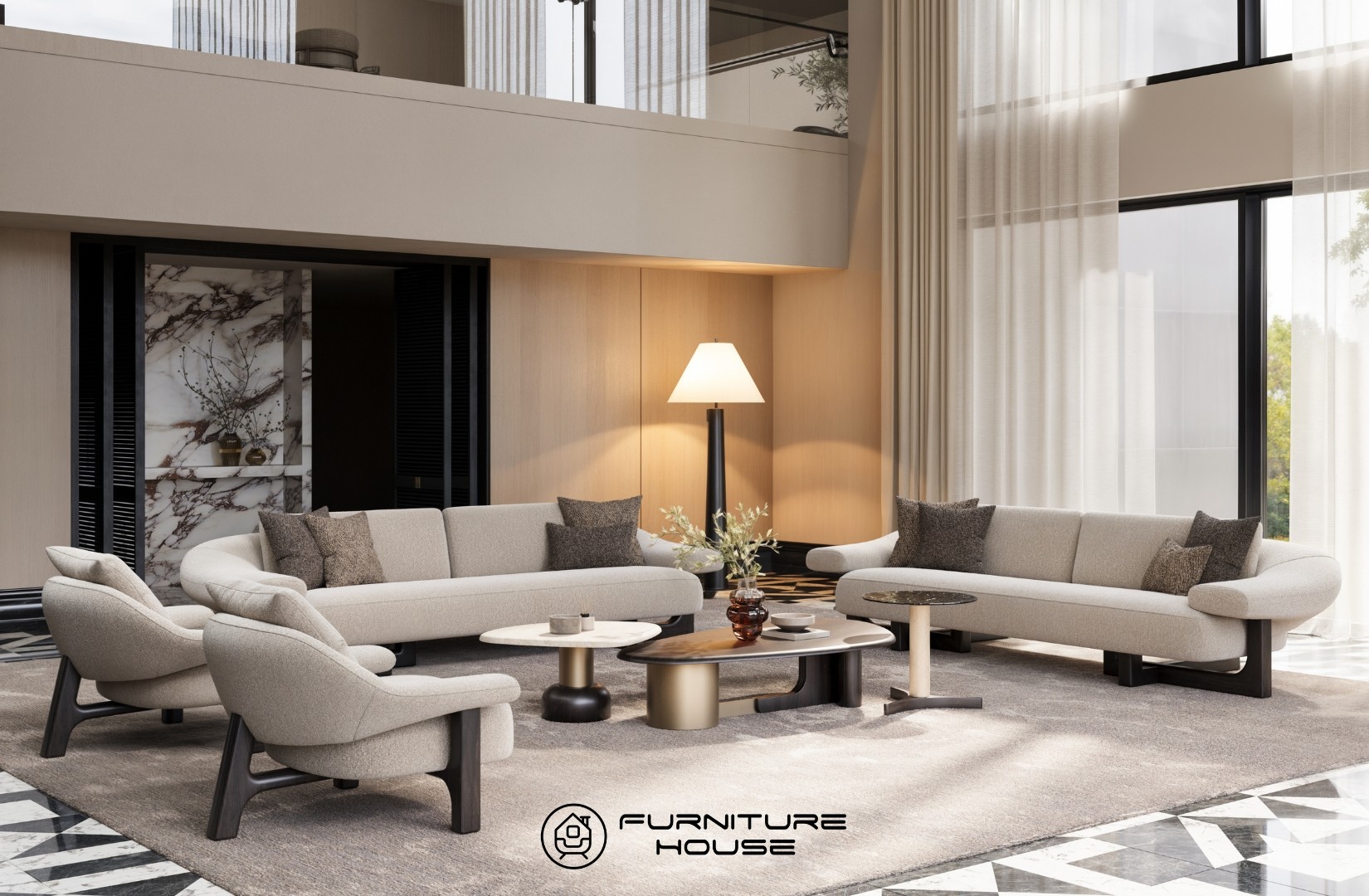 DANCE Luxury Sofa Set - Image 4