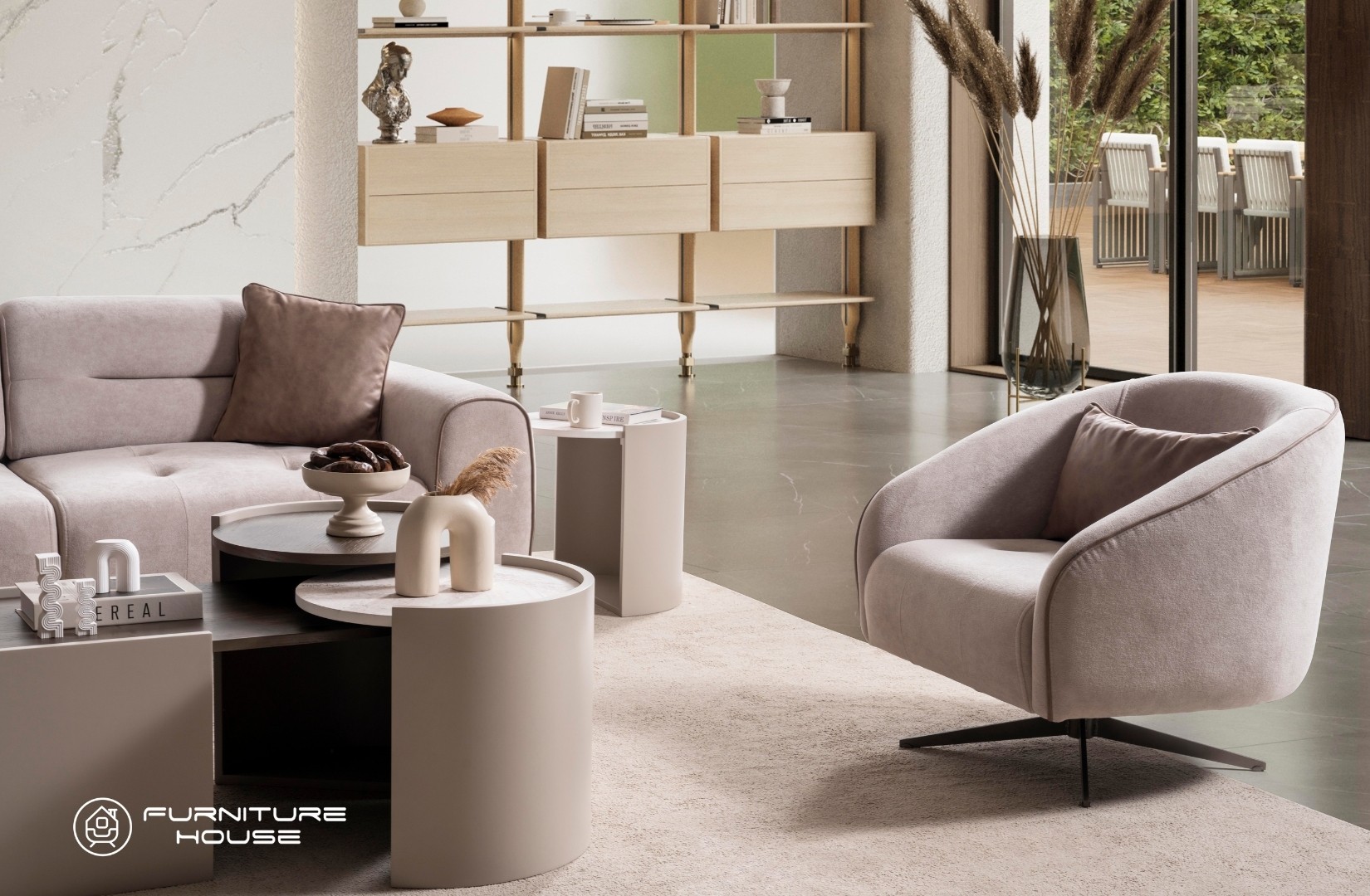 NAPOLI Contemporary Sofa Set - Image 3