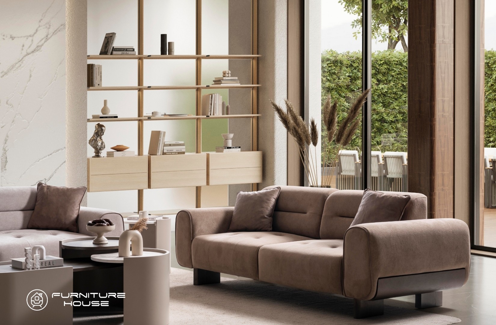 NAPOLI Contemporary Sofa Set - Image 2