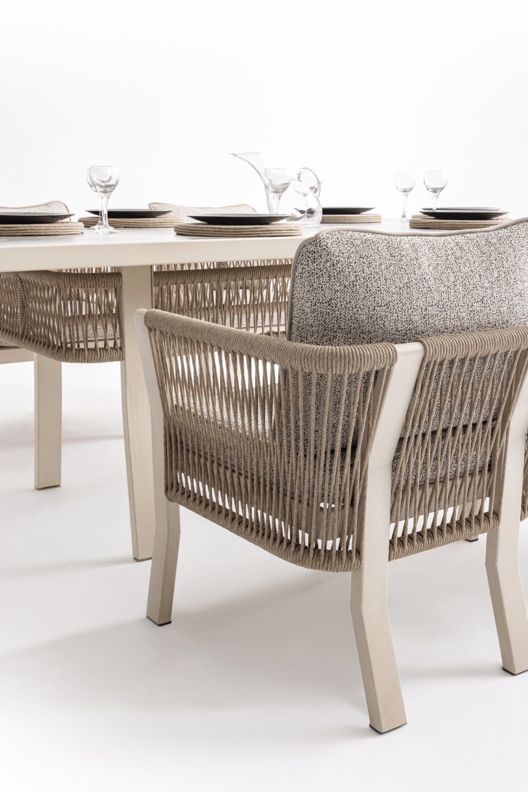 FLORENCE Outdoor Dining Set – 6 Chairs - Image 8