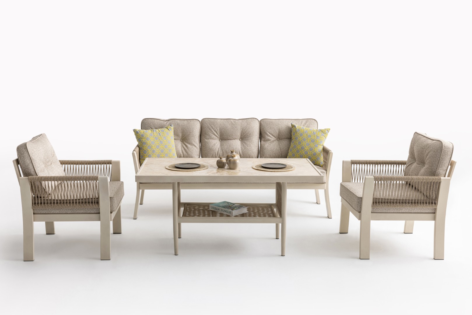 ROMA Outdoor Sofa Set –with Center Table - Image 2