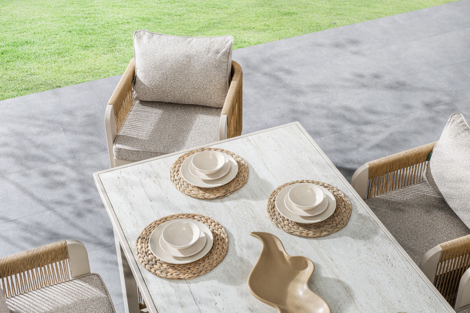 ATLAS Outdoor Dining Set – 6 Chairs - Image 4