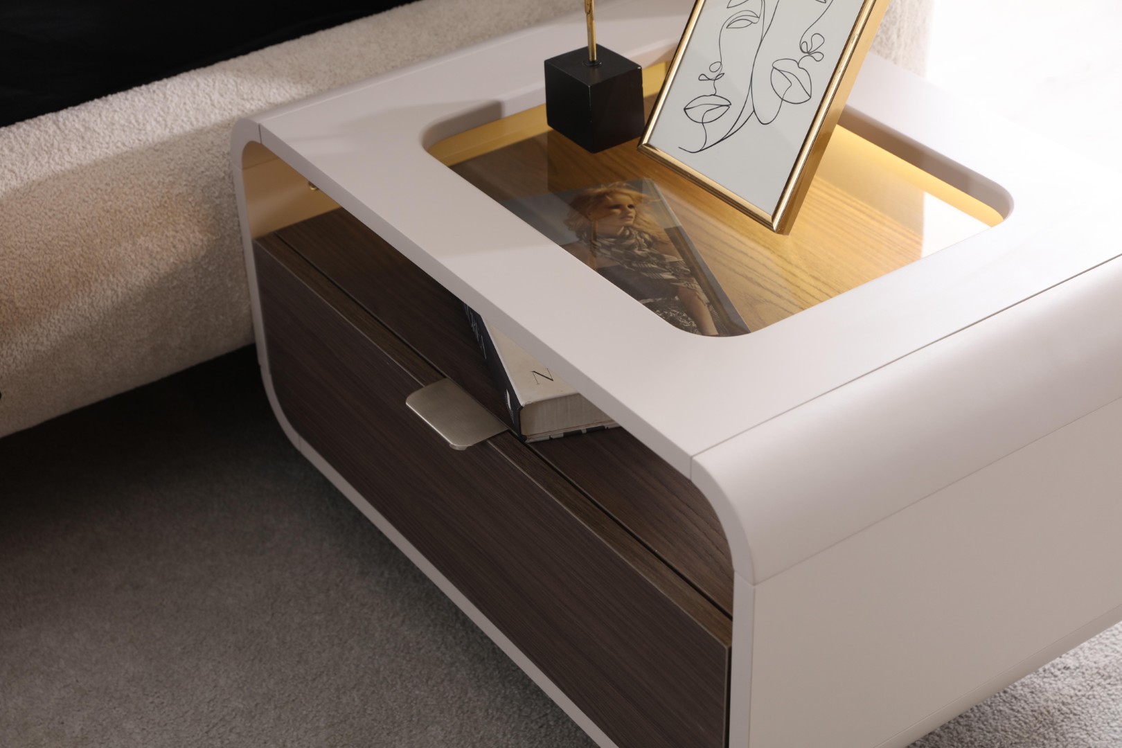 ARMONI Bed Set with Dresser & Wardrobe – Modern Elegant Bedroom Design - Image 11