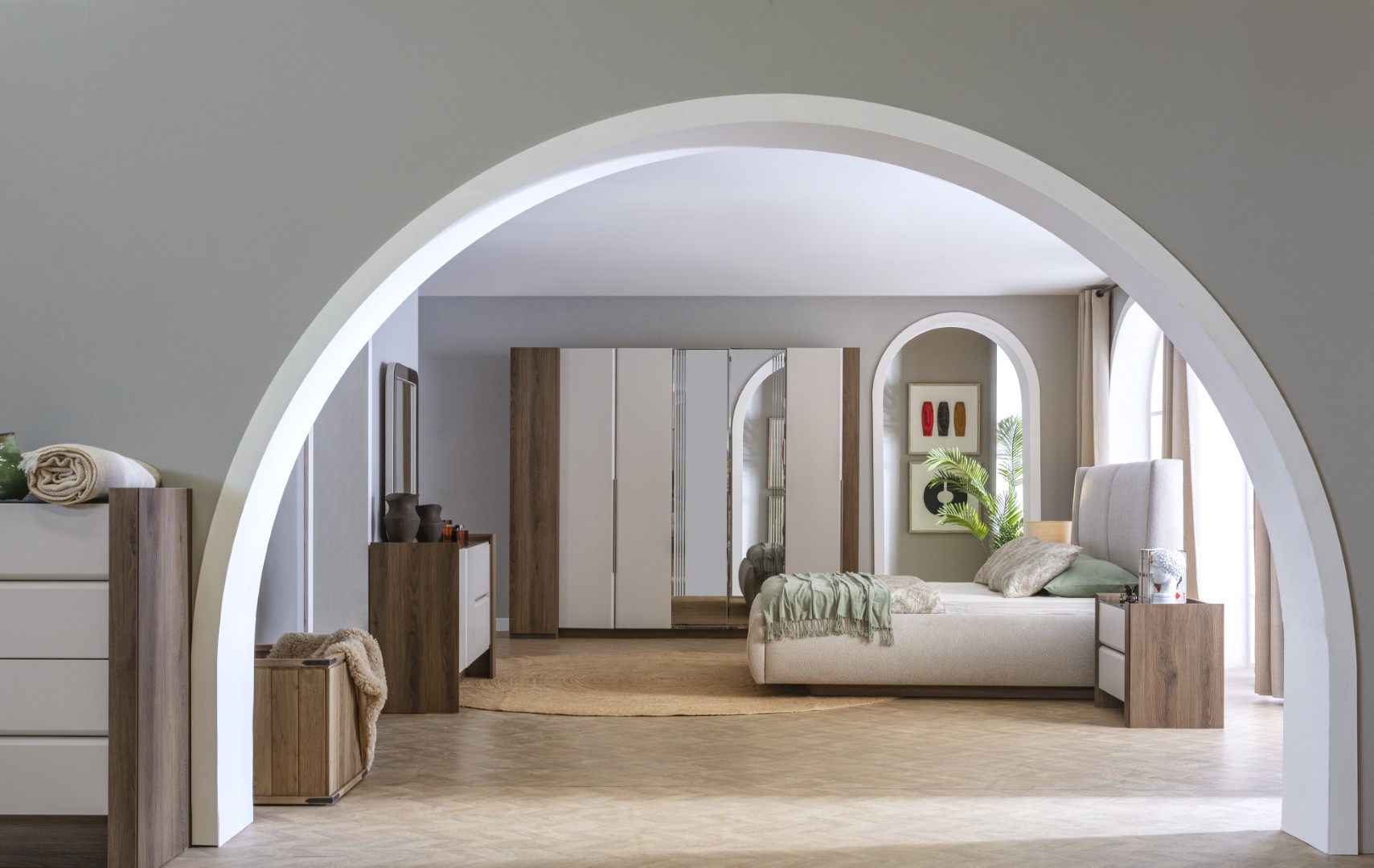 HERMES Bed – Modern Elegant Bedroom Set - Image 2