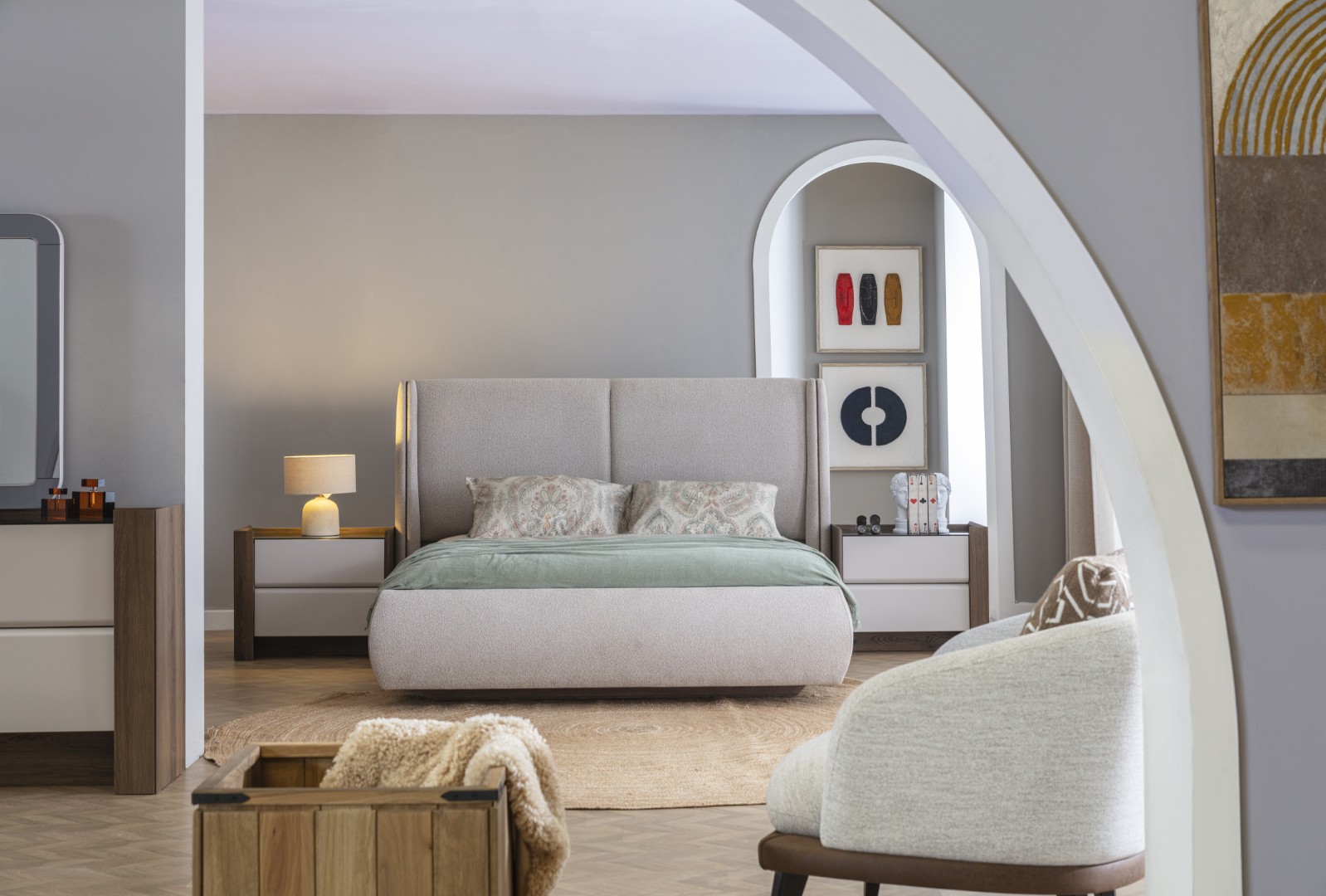 HERMES Bed – Modern Elegant Bedroom Set - Image 5