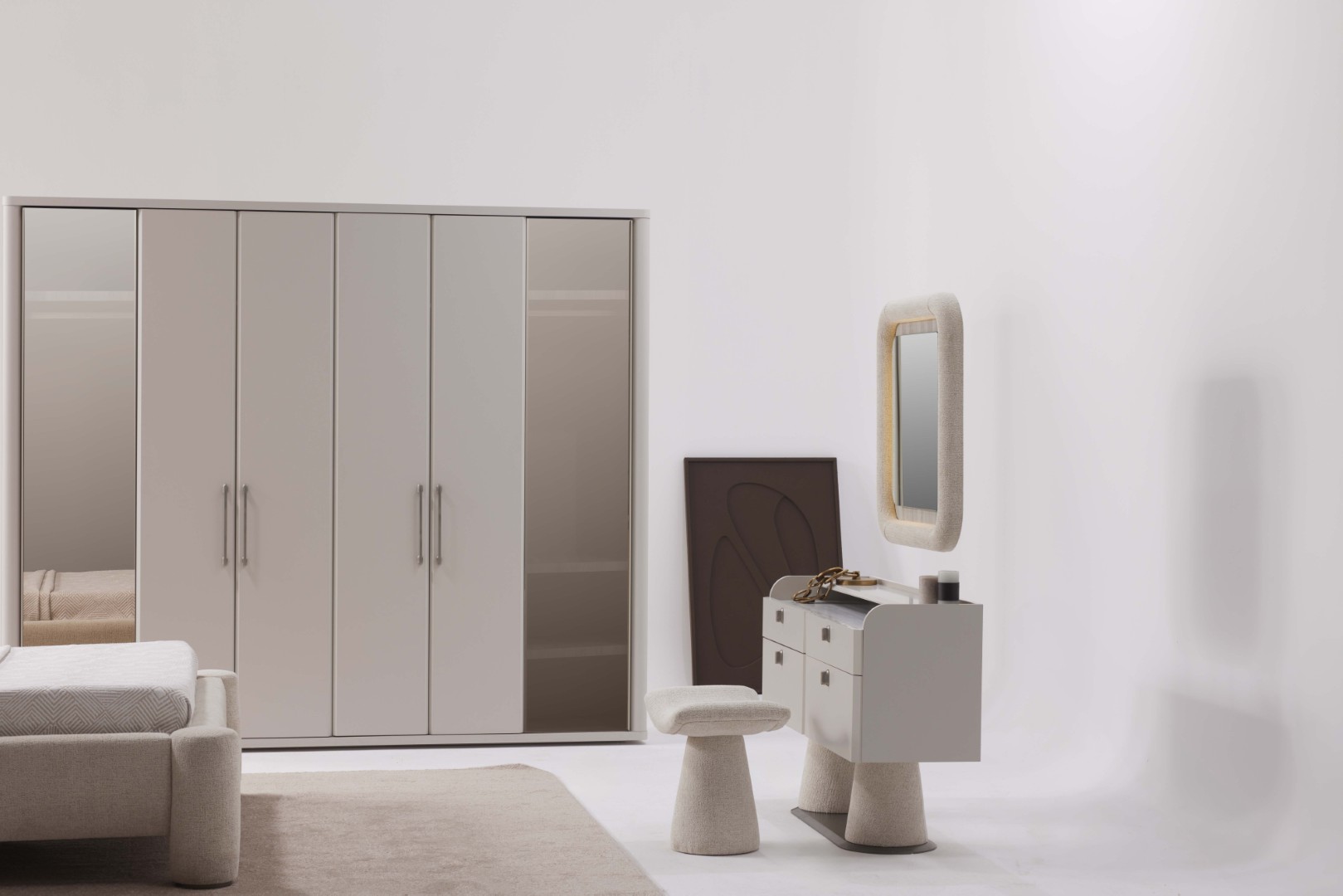 BIEN Bed Set with Dresser & Wardrobe – Modern Minimal Bedroom Design - Image 5