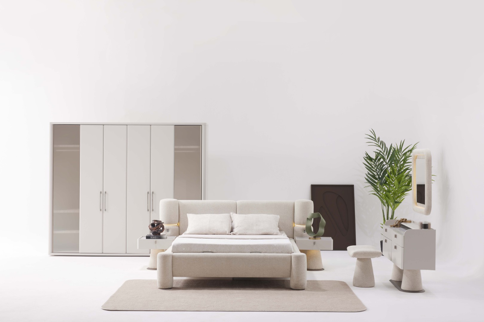 BIEN Bed Set with Dresser & Wardrobe – Modern Minimal Bedroom Design - Image 7