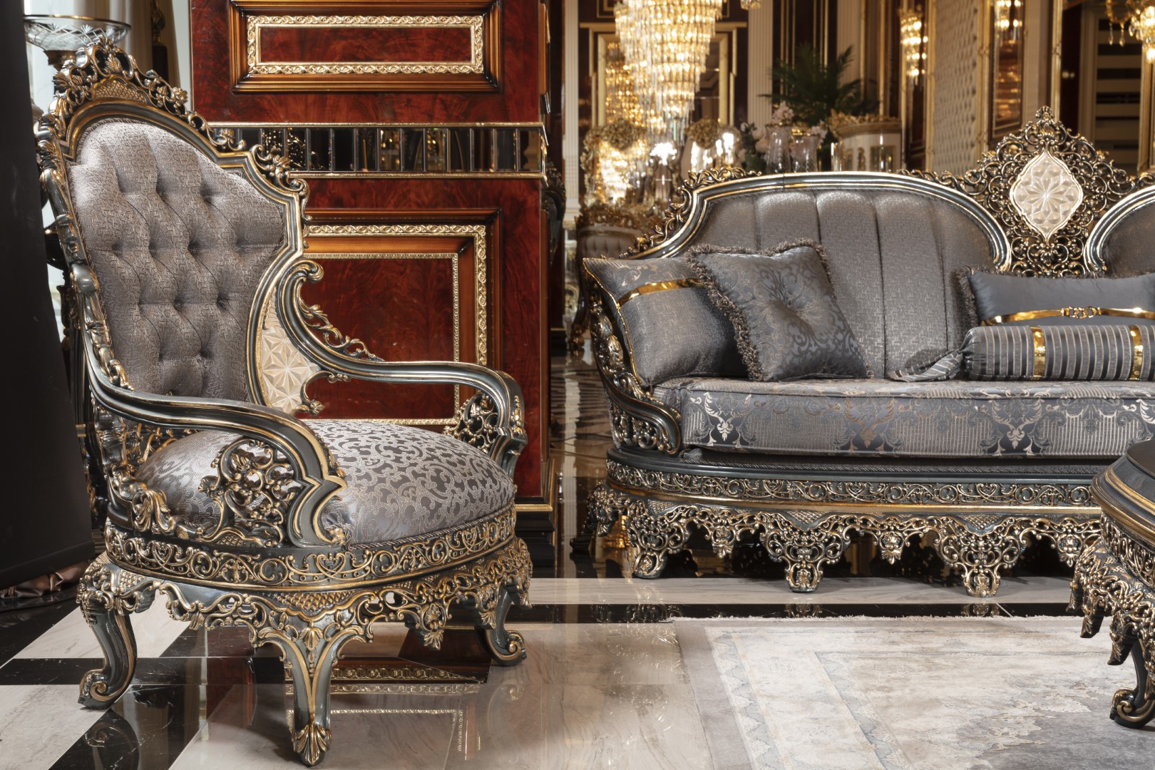 MILAS Classic Sofa Set - Image 7