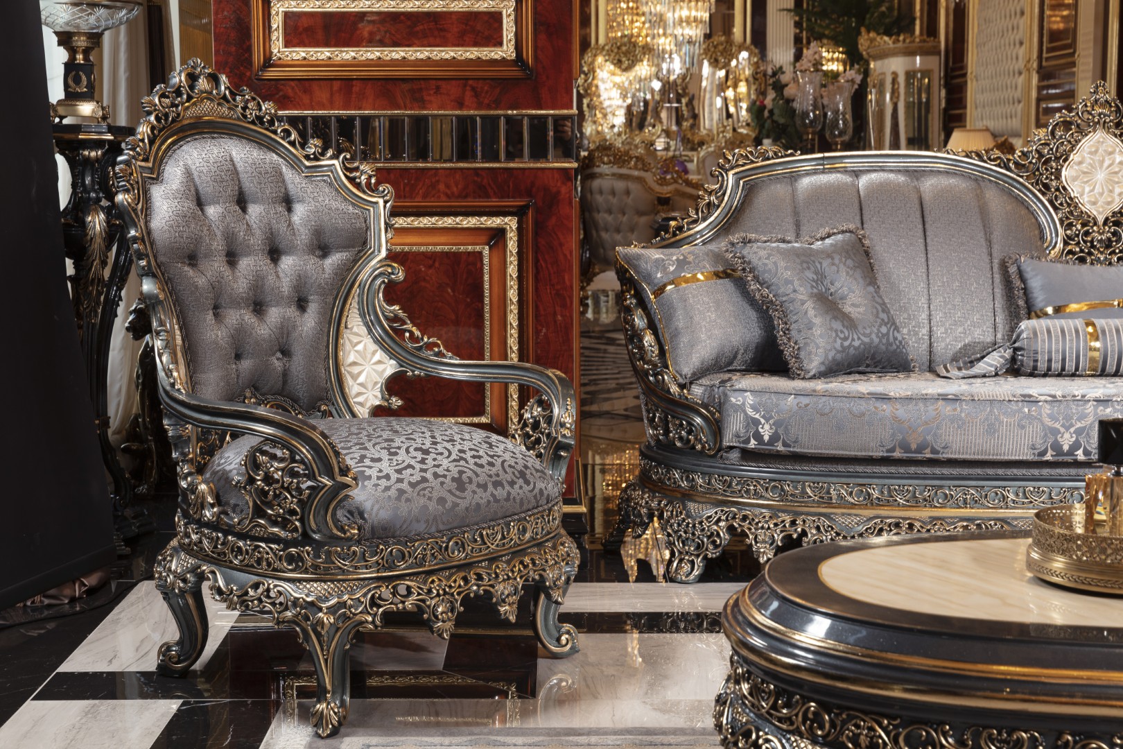 MILAS Classic Sofa Set - Image 2