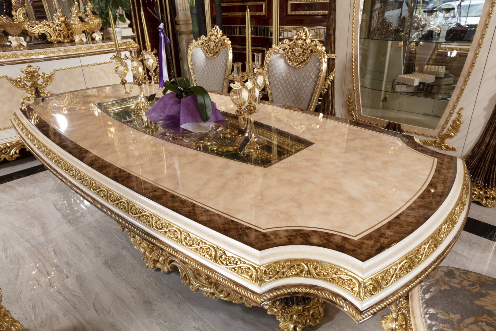 HANZADE Classic Luxury Dining Set – Royal 8 Seater Dining Collection in Nigeria - Image 5