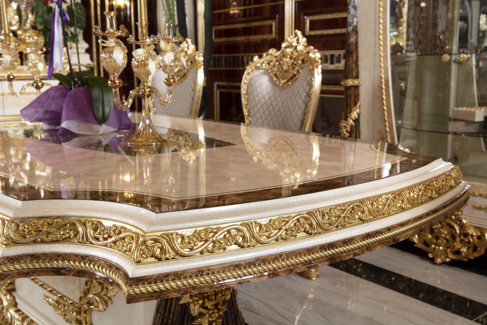 HANZADE Classic Luxury Dining Set – Royal 8 Seater Dining Collection in Nigeria - Image 7