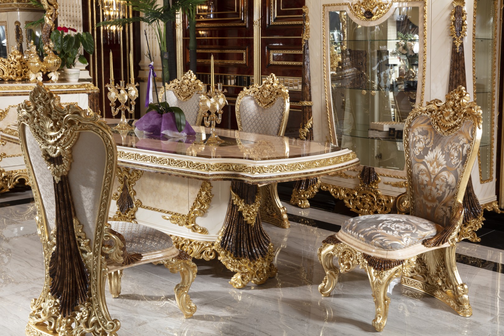 HANZADE Classic Luxury Dining Set 8 Seater in Nigeria