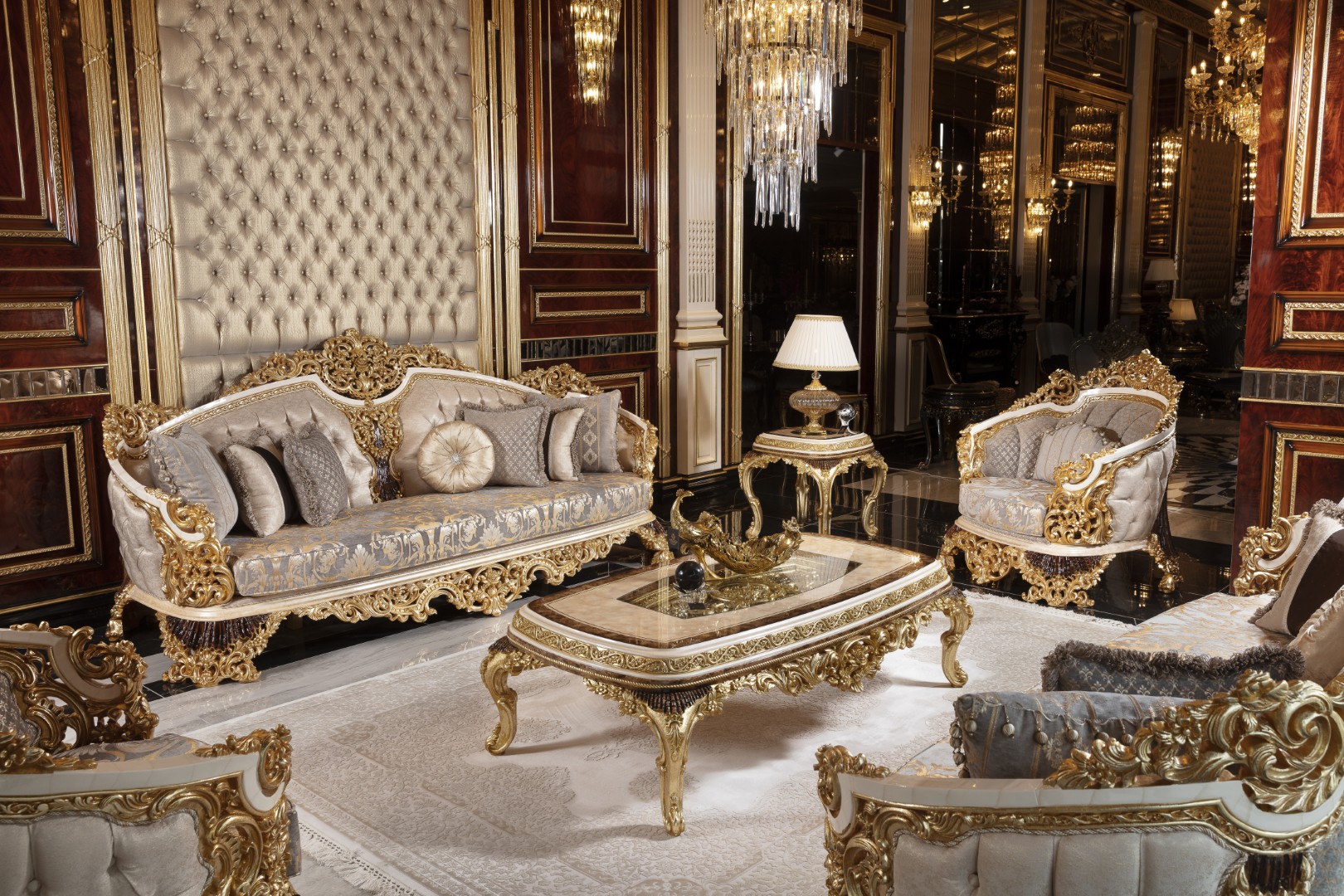 HANZADE Classic Luxury Dining Set 8 Seater in Nigeria