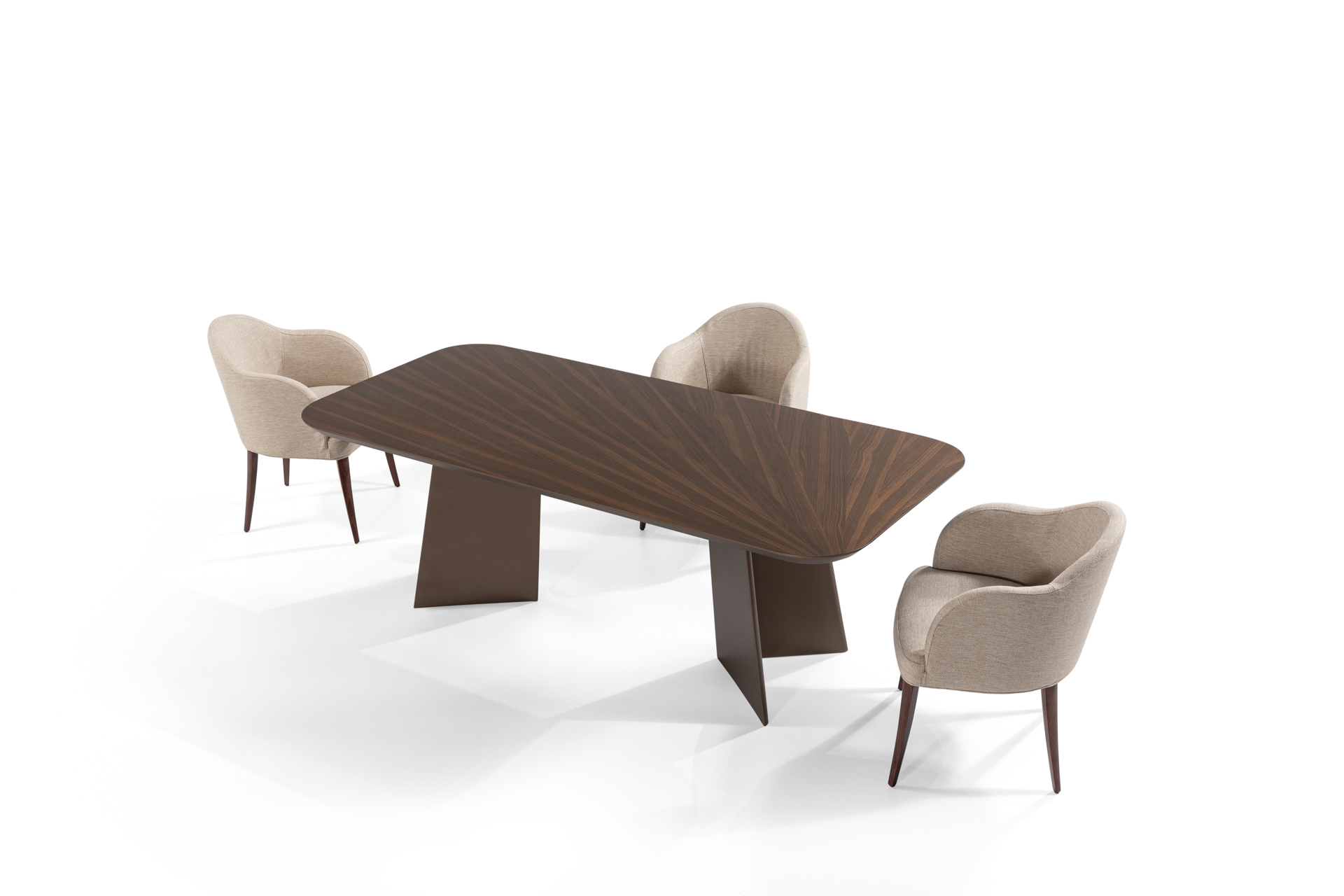 TORONTO Dining Set with 8 Chairs, Console & Mirror - Image 10