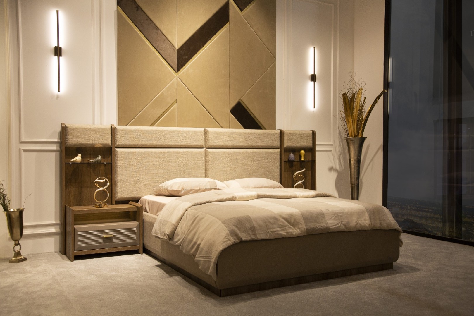 SEVILLA Bed Set – Modern Upholstered Bedroom Collection - Image 8