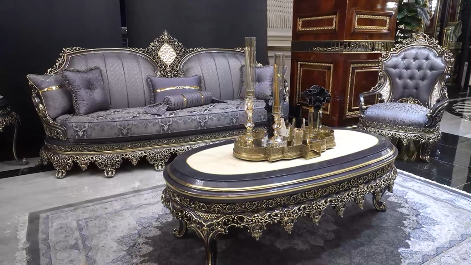 MILAS Classic Sofa Set - Image 6