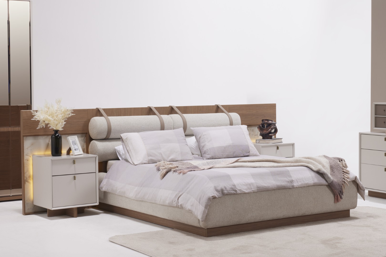 GRANDE Bed Set with Dresser – Modern Minimal Bedroom Design - Image 5