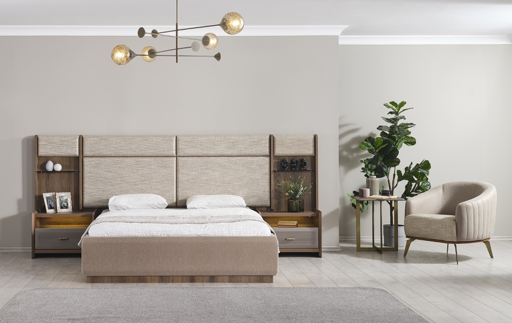 SEVILLA Bed Set – Modern Upholstered Bedroom Collection - Image 5