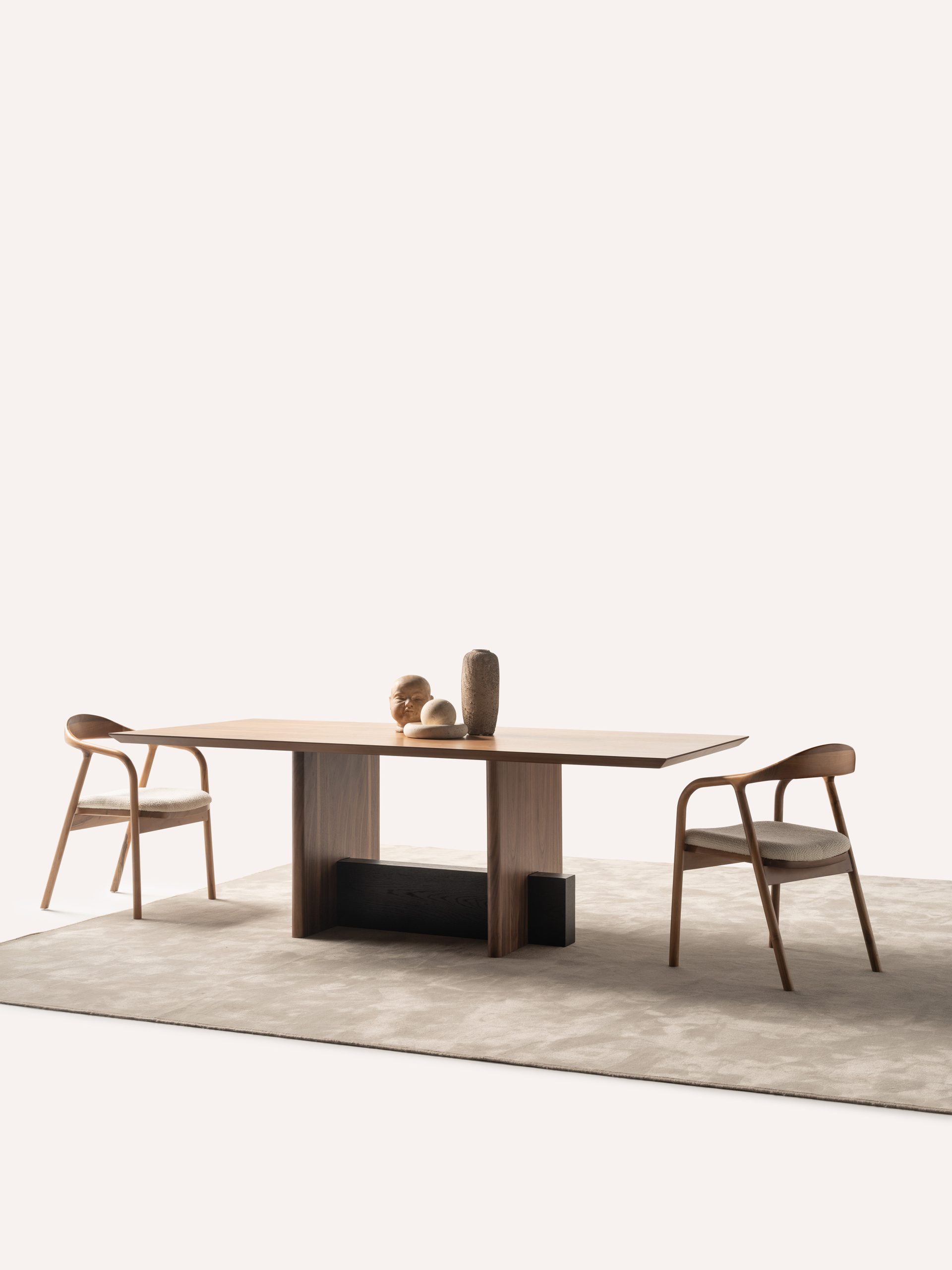 MARTIAL Dining Set with 8 Chairs, Console & Mirror - Image 12